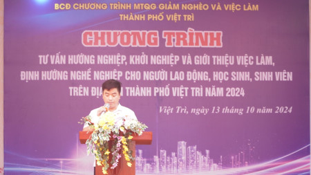 Chương trình tư vấn, hướng nghiệp, khởi nghiệp và giới thiệu việc làm định hướng nghề nghiệp cho người lao động học sinh, sinh viên trên địa bàn thành phố Việt Trì năm 2024